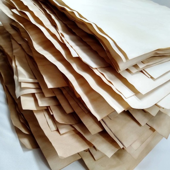 25 Tea Stained 11"x17" Dyed Papers, Hand Dyed Papers, Junk Journal Supply - Picture 3 of 10